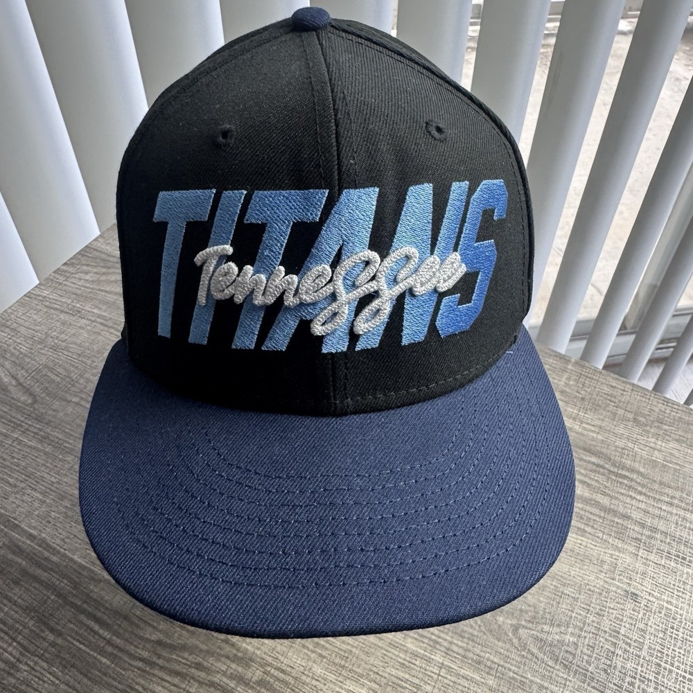 Tennessee Titans NFL 22 Draft Hat Snapback Embroidered New Era 9Fifty Blue Black